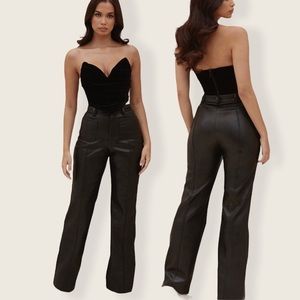 HOUSE OF CB - Grainne Vegan Leather Pants